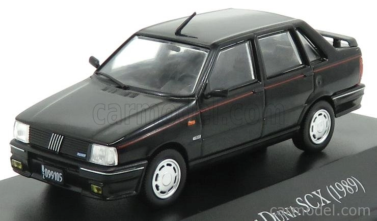 Edicola Fiat Duna Scx 1989 1:43 čierna