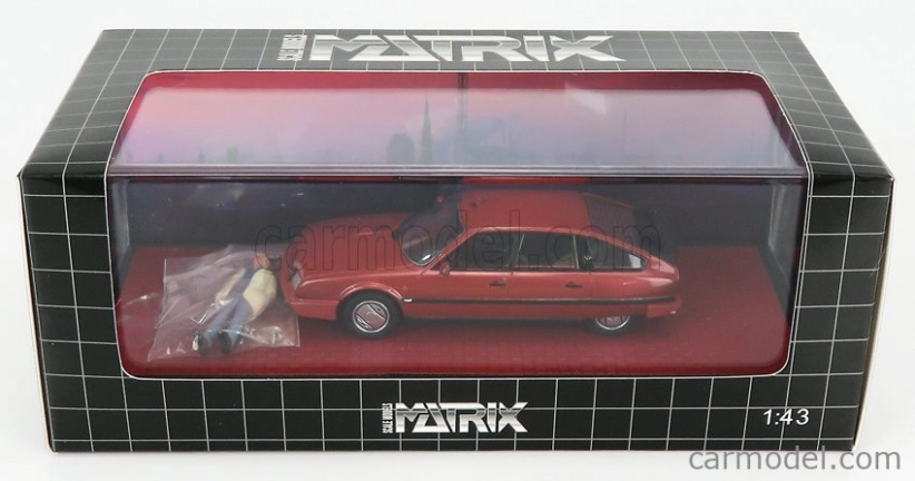 Matrix modely v mierke 1:43 Citroen Cx Gti Turbo Ii 1986 s figúrkou Horst S.duisburg