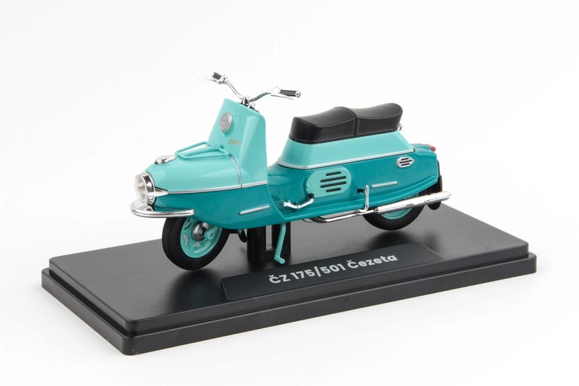 Abrex ČZ 175/501 (1958) 1:18 - Tyrkysová tmavá/tyrkysová