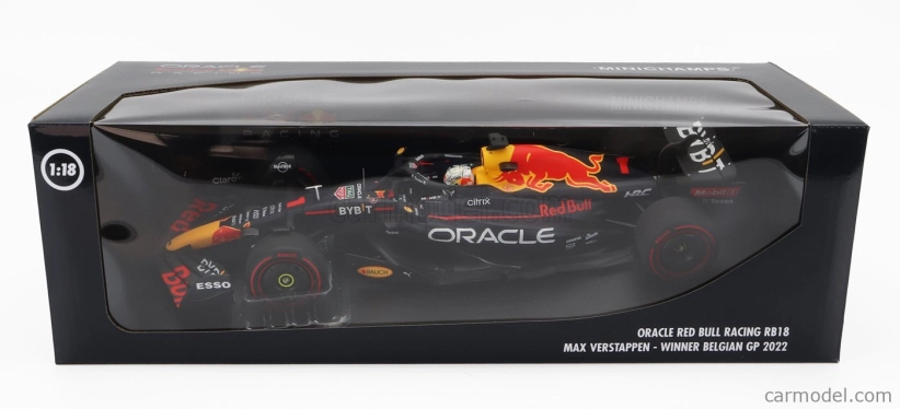 Minichamps Red bull F1 Rb18 Team Oracle Red Bull Racing N 1 1:18, tmavě modrá