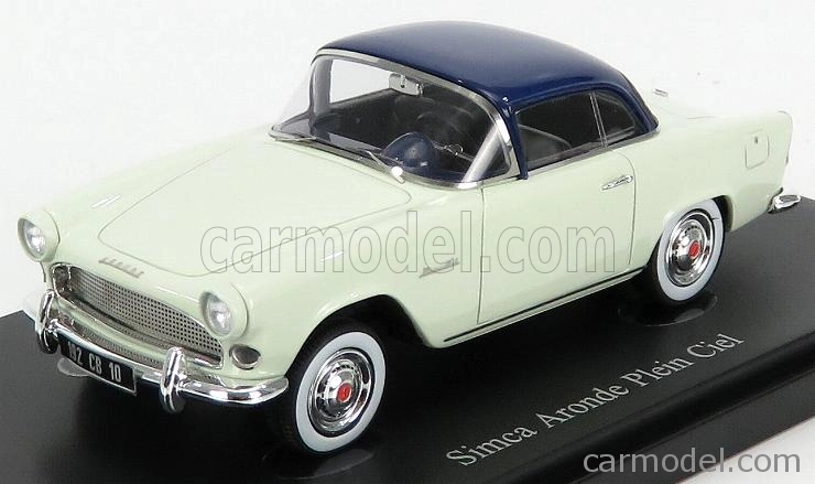 Autocult Simca Aronde Plein Ciel France 1957 1:43 Světle Zelená Tmavě Modrá