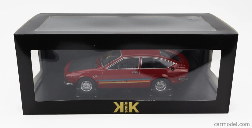 Alfa romeo Alfetta 2000 Gtv Turbodelta 1979 v mierke 1:18 červená čierna