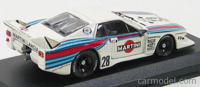 Best-model Lancia Beta Montecarlo Martini Silverstone 1981 N 28 Patrese 1:43 Bílá
