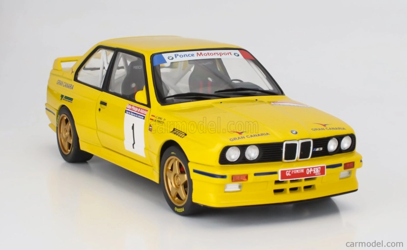 Solido BMW radu 3 (e30) Gr.a N 1 3. Rally Principe Asturias 1992 Jose Maria Ponce - Jose Carlos Deniz 1:18 Žltá