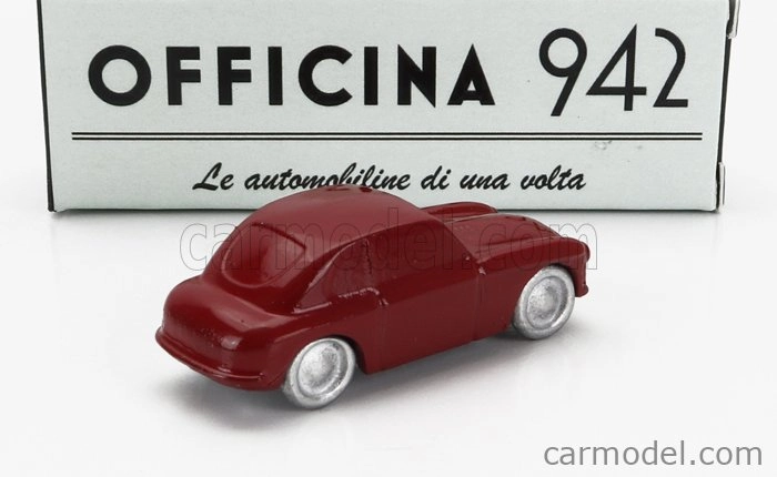 Officina-942 Fiat 500 C Panoramica Zagato 1949 1:76 Red