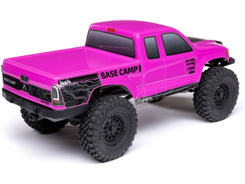 RC auto Axial SCX24 Base Camp 1:24 4WD RTR, růžová