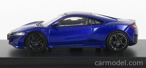 LCD model Honda Nsx 2017 1:64 Modrá