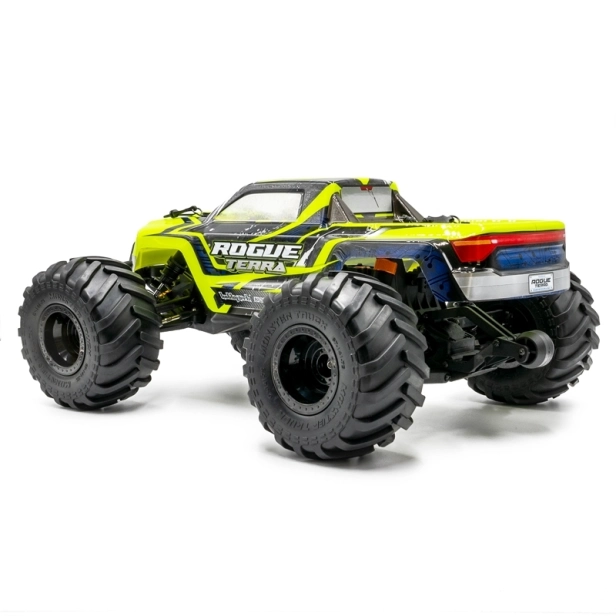 ROGUE TERRA RTR Brushed/jednosmerný motor monster truck 4WD, žltá verzia