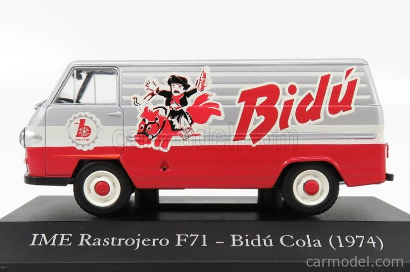 Edicola Rastrojero Ime F17 Van - Bidu Cola 1974 1:43 Strieborná červená