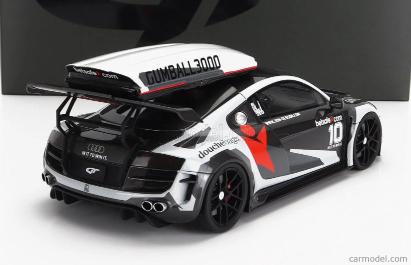 Gt-spirit Audi R8 N 10 Camo Body Kit 2013 1:18 Black Grey