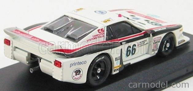Best-model Lancia Beta Montecarlo N 66 24h Le Mans 1982 Lamerle - Olivar - Castellano 1:43 Bílá