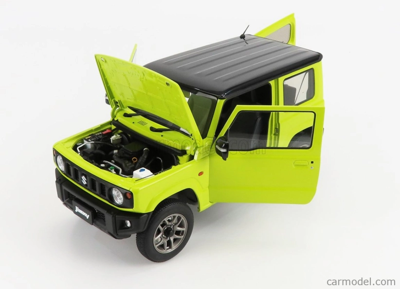 Autoart Suzuki Jimny Jb64 Lhd 2018 1:18 Kinetic Yellow Black Pearl