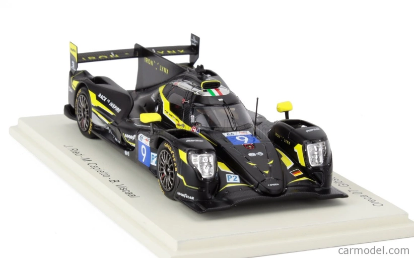 Spark-model Oreca 07 Gibson Gk428 4.2l V8 Team Proton Competition N 9 24h Le Mans 2024 Maceo Capietto - Jonas Ried - Bent Viscaal 1:43 Černá Žlutá