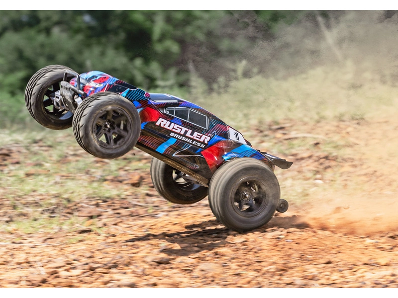 Traxxas Rustler 1:10 VX3 RTR červený