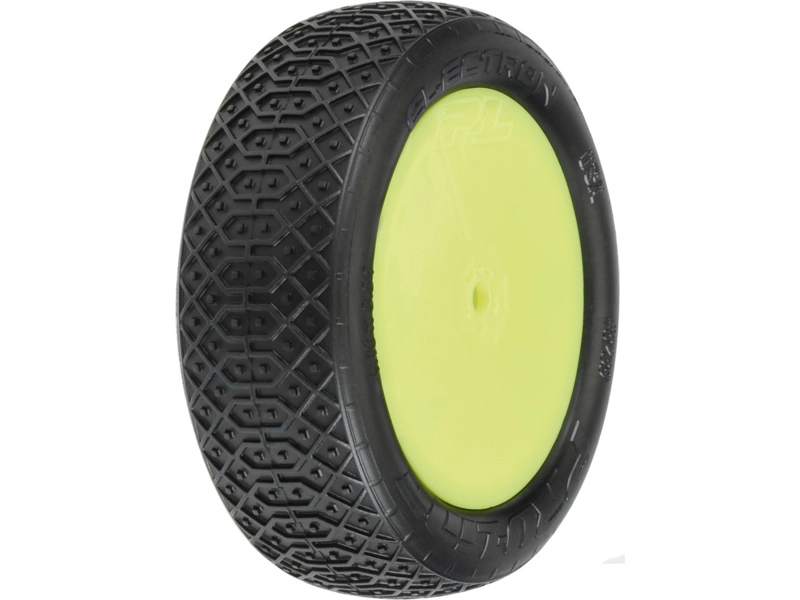 Kolesá Pro-Line 2,2", pneumatiky Electron MC 2WD Buggy, disk Velocity H12 žltý - predné (2)