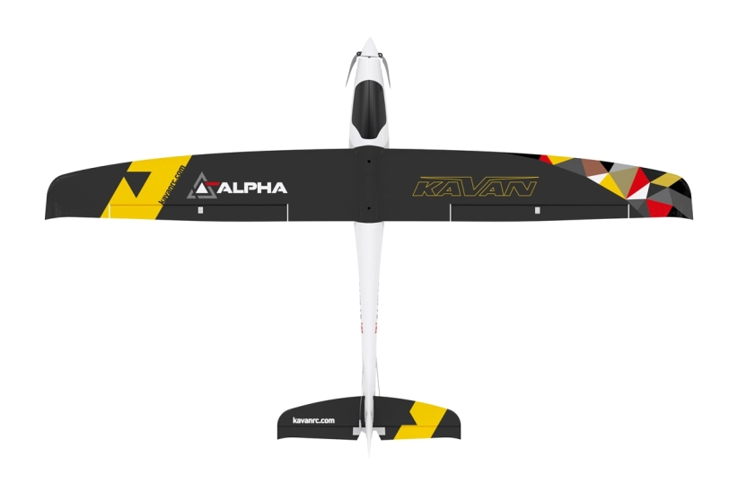 RC letadlo Alpha 1500V2 ARF, černá
