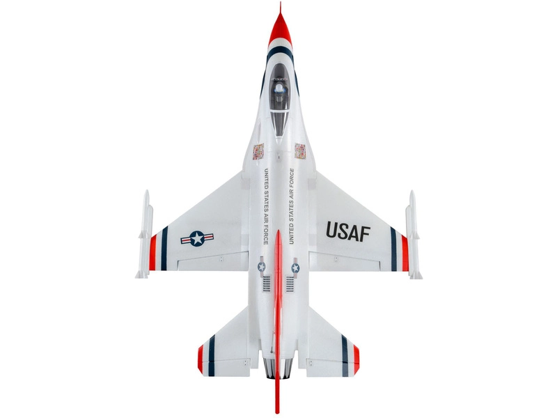 RC letadlo E-flite F-16 Thunderbirds 0.8m SAFE Select BNF Basic