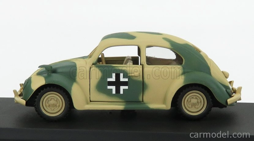 Rio-models Volkswagen Afrika Korps Wehrmacht 1941 s figúrkami 1:43 Vojenská zelená piesočná