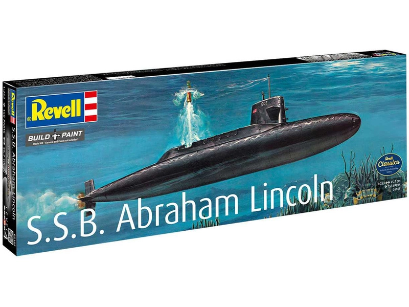 Revell S.S.B. Abraham Lincoln with Interior (1:253)
