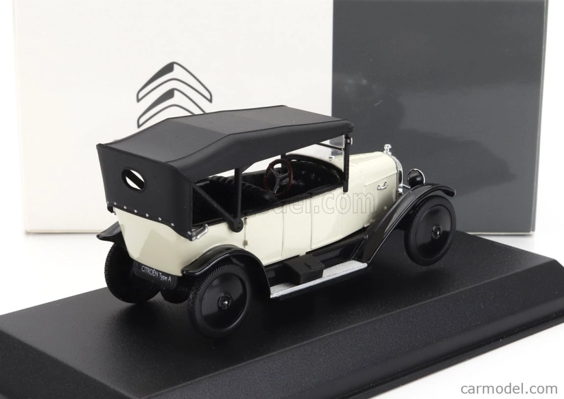 Norev Citroen Type A Cabriolet Closed 1919 1:43 Beige Black
