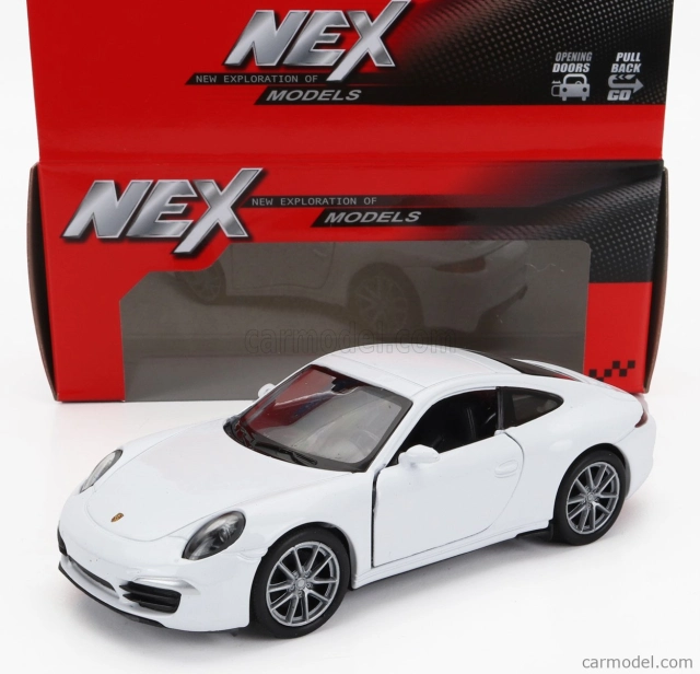 Welly Porsche 911 991 Coupe 2014 1:34 Biela