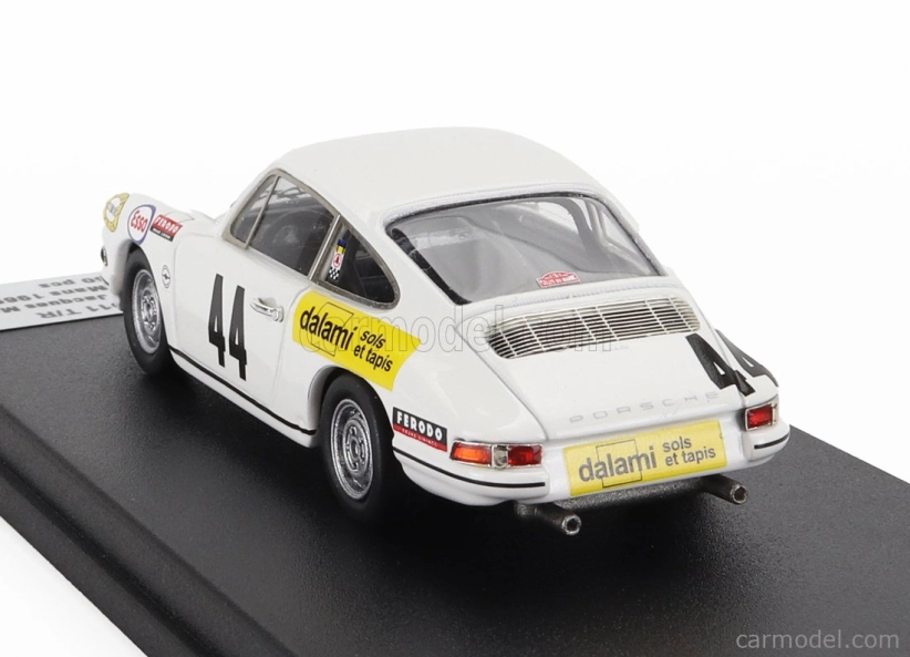 Trofeu Porsche 911t Coupe Team C.laurent (night Version) N 44 24h Le Mans 1969 Claude Laurent - Jacques Marche 1:43 Bílá