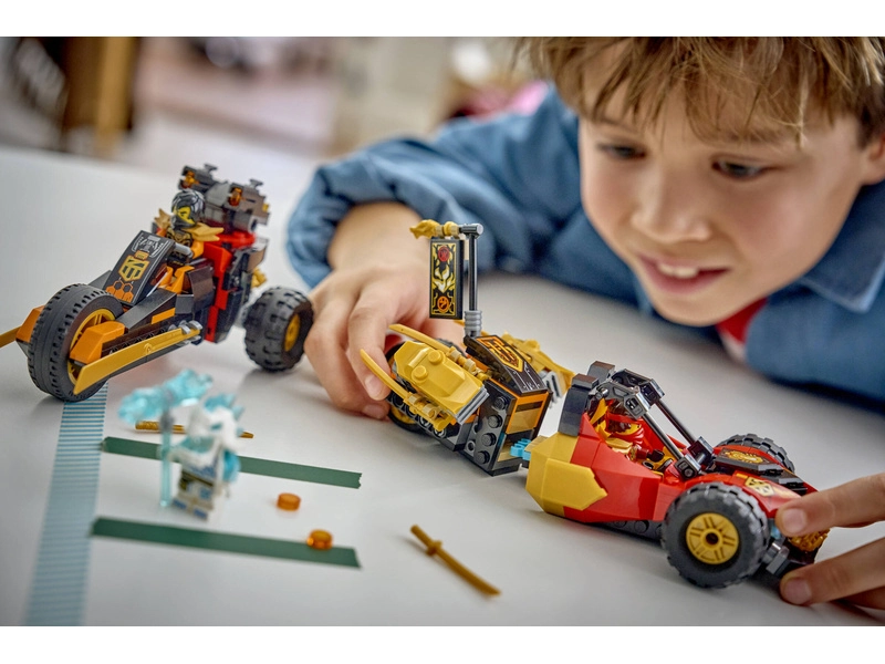 LEGO Ninjago - Kombinovatelná vozidla Kaie a Colea