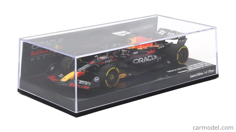 Minichamps Red bull F1 Rb19 Team Oracle Red Bull Racing N 1 Majster sveta Víťaz GP Rakúska 2023 Max Verstappen 1:43 Matt Blue