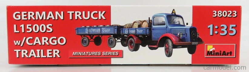 Miniart Mercedes Benz L1500 Nemecký nákladný automobil s prívesom 1941 1:35 /