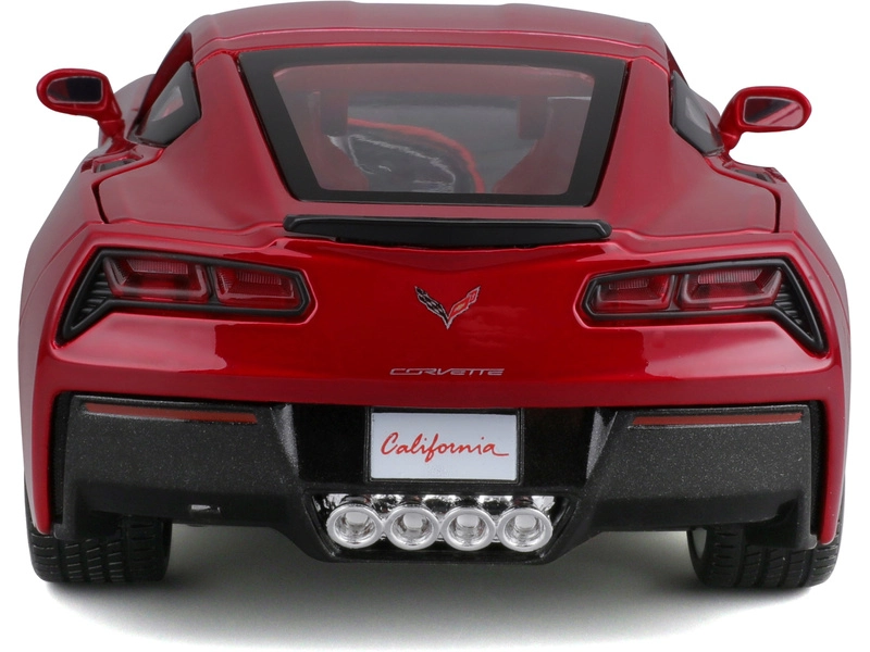 Maisto Corvette Stingray 2014 1:18 červená metalíza