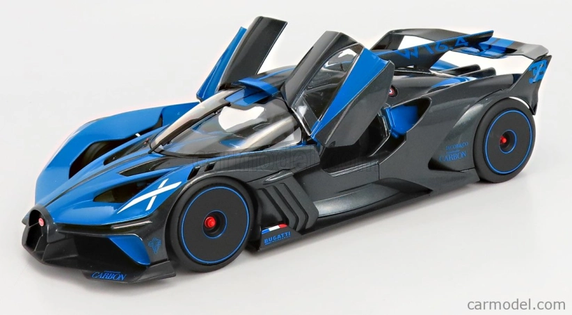 Bburago Bugatti Bolide 1:18 modrá