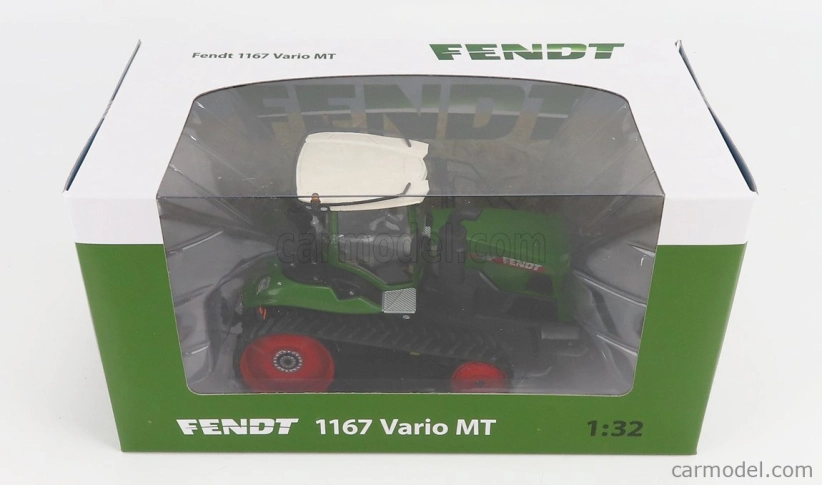 Dm-models Fendt Vario Mt 1167 Traktor Cingolato 2020 1:32 Zelená biela