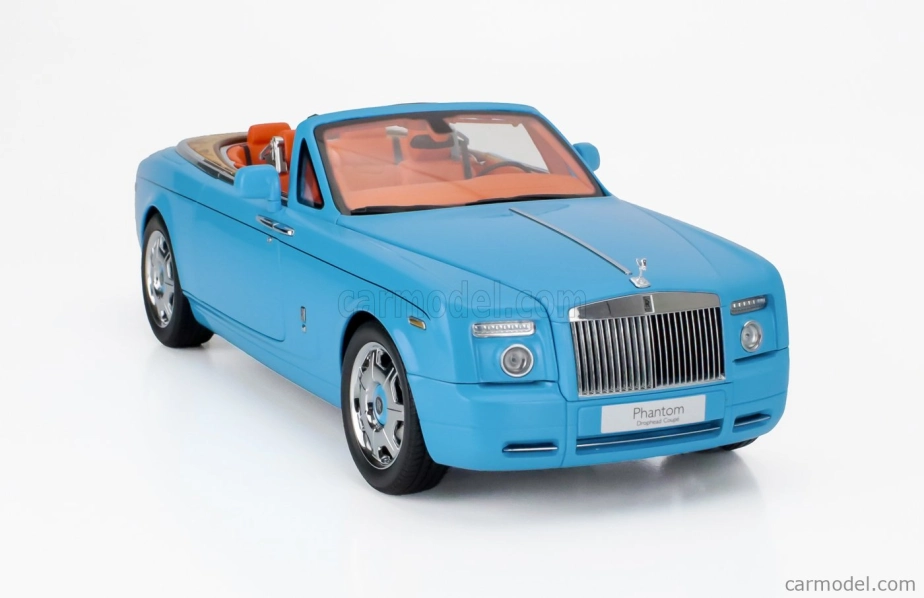 Kyosho Rolls royce Phantom Drophead Cabriolet 2-dverový 2013 1:18 Light Blue
