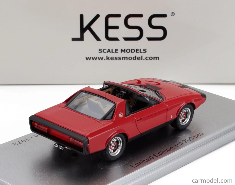 Kess-model Alfa romeo Alfetta Spider Pininfarina Open 1972 1:43 Red