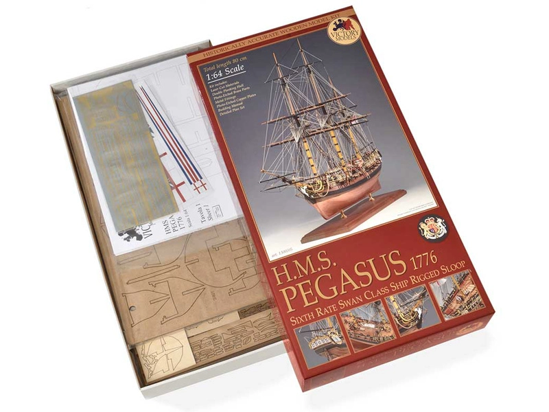 VICTORY MODELS H.M.S. Pegasus 1776 1:64 kit