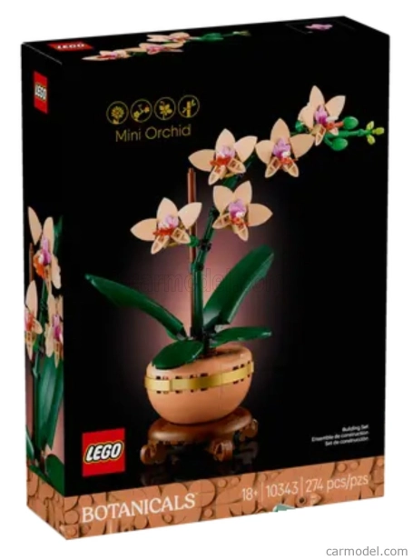 Lego Accessories Lego Botanicals - Mini Orchid - 274 Pezzi - 274 Pcs Zelená