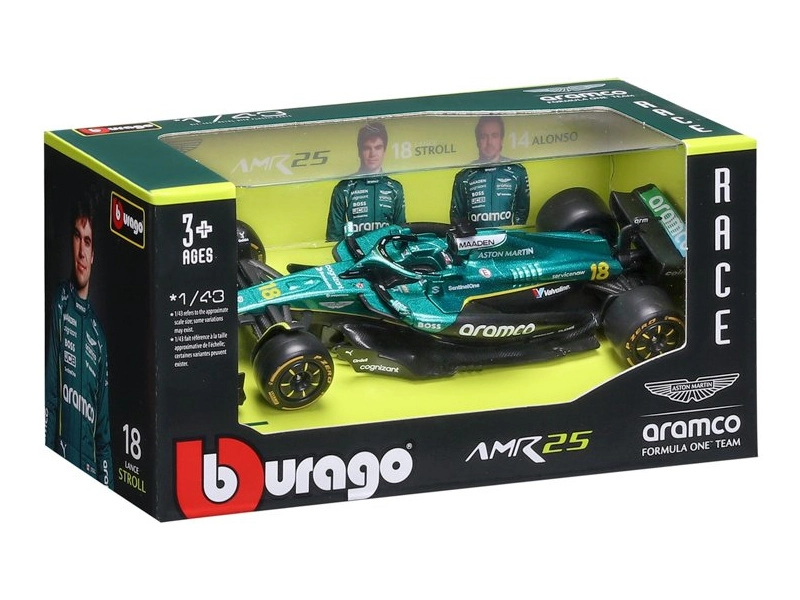 Bburago Aston Martin AMR25 (2025) 1:43 #18 Stroll