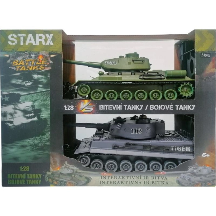 RC tanky Tiger I vs. T34/85