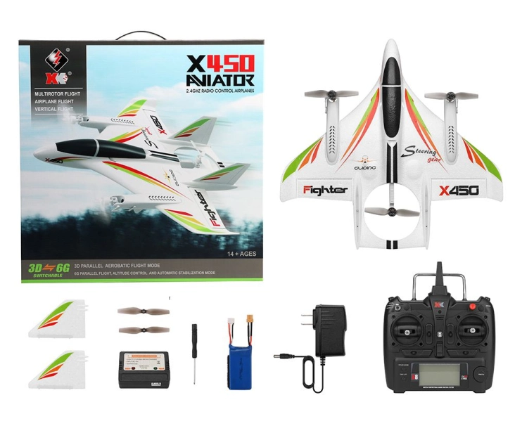 RC lietadlo X450 Aviator 3D