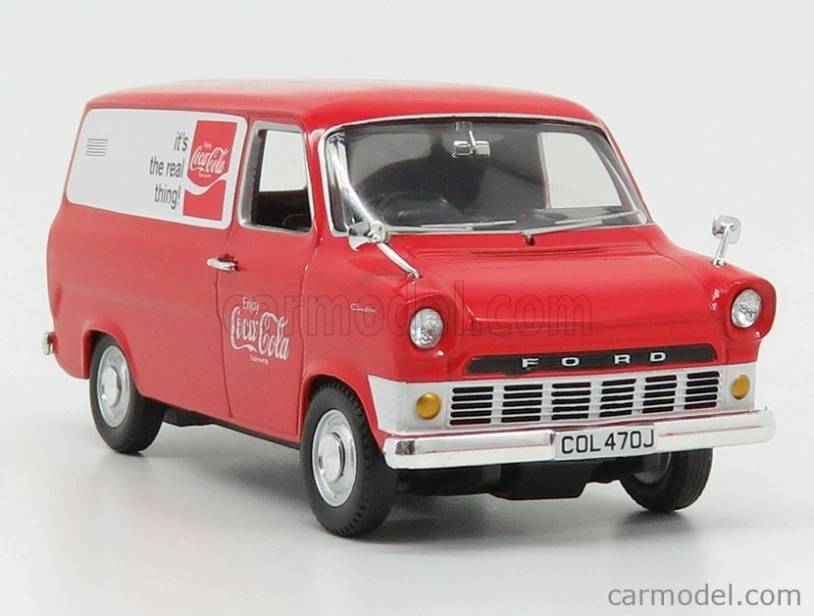 Corgi Ford england Transit Mki Van Coca-cola 1970 1:43 Červená Bílá