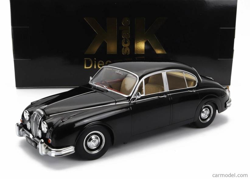 Daimler 250 V6 Rhd 1962 v mierke kk - béžový interiér 1:18 čierny