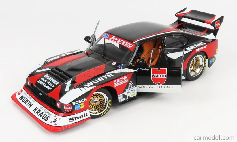 Werk83 Ford england Capri Turbo Gr.5 Zakspeed N 1 Drm 1980 Klaus Ludwig 1:18 Black