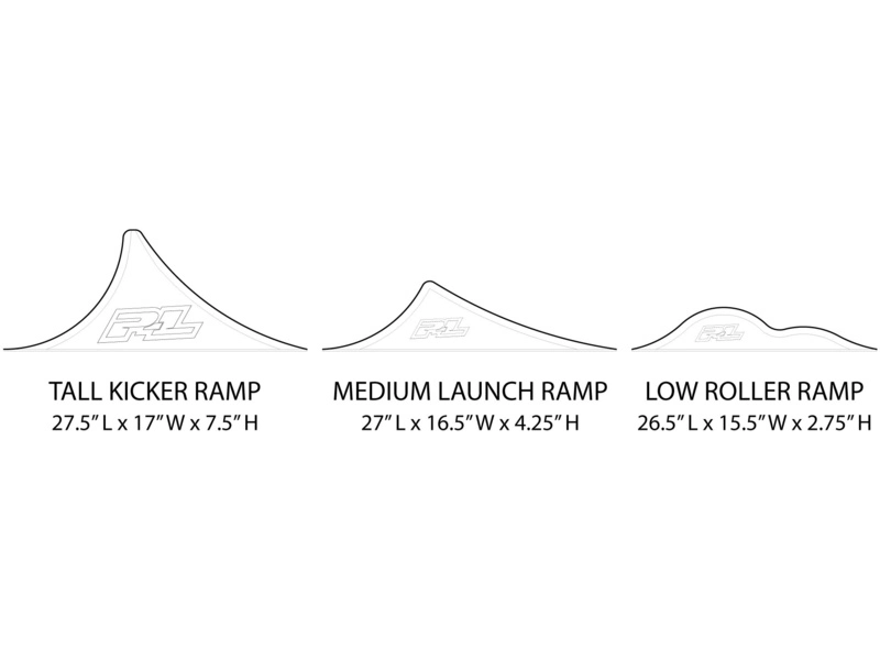 Pro-Line sada rámp (3× skokanský mostík) Big Air Triple RC