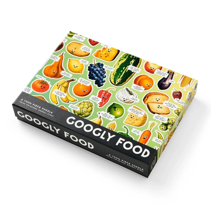 Galison Puzzle Googly Food 1000 dílků
