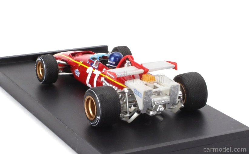 Brumm Ferrari F1 312b N 27 Belgium Gp 1970 Jacky Ickx - s figúrkou vodiča 1:43 červená biela