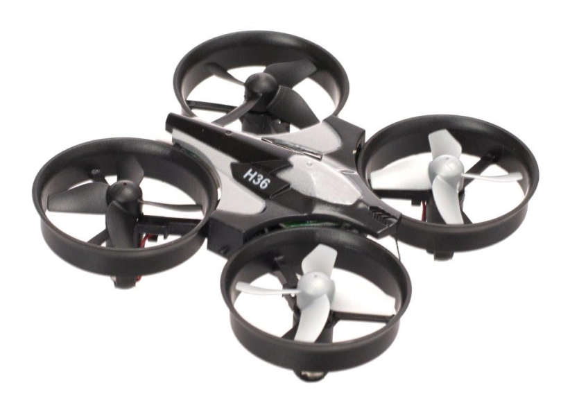 RC dron JJRC H36 mini, sivá