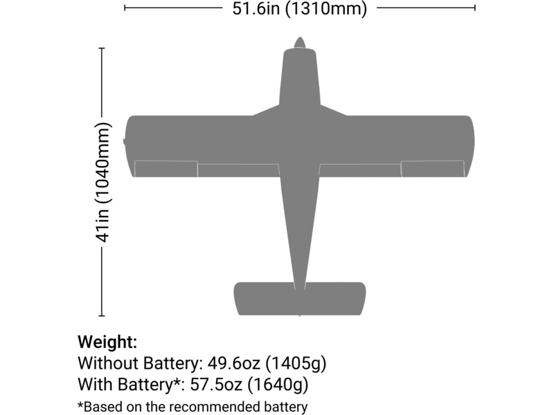RC letadlo E-flite Cherokee 1.3m AS3X SAFE Select BNF Basic