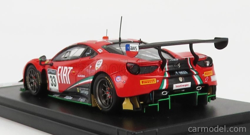 Looksmart Ferrari 488 Gt3 Evo Team Rinaldi Racing N 33 1:43, červená