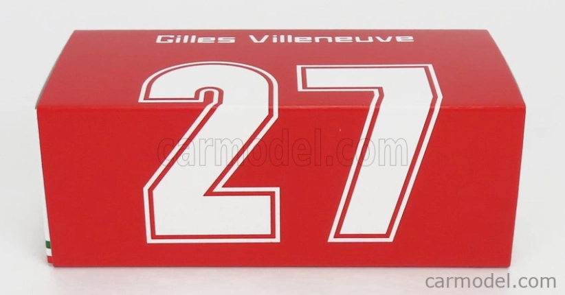 Brumm Ferrari F1 312t5 N 2 Brazilian Gp 1980 Gilles Villeneuve - With Driver Figure 1:43 Red