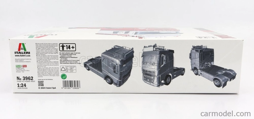 Italeri Volvo Fh16 Tractor Truck 2-assi 2021 1:24 /